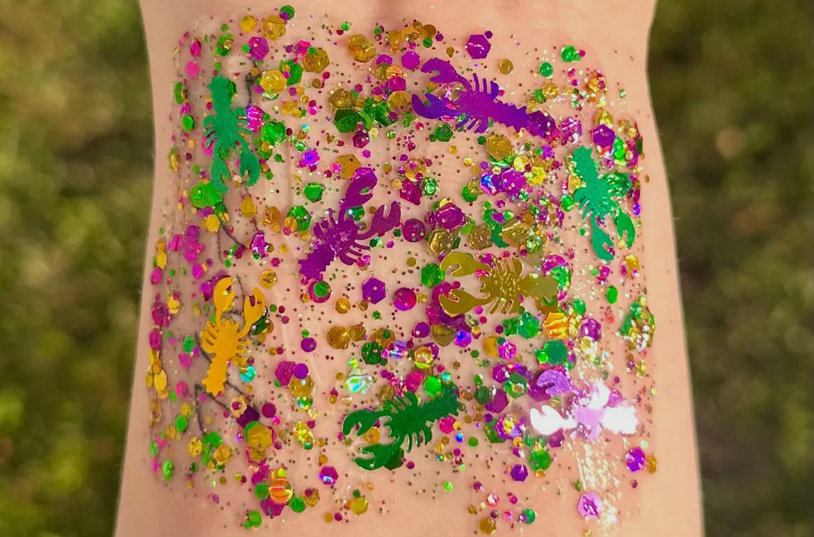 Crawfish body glitter