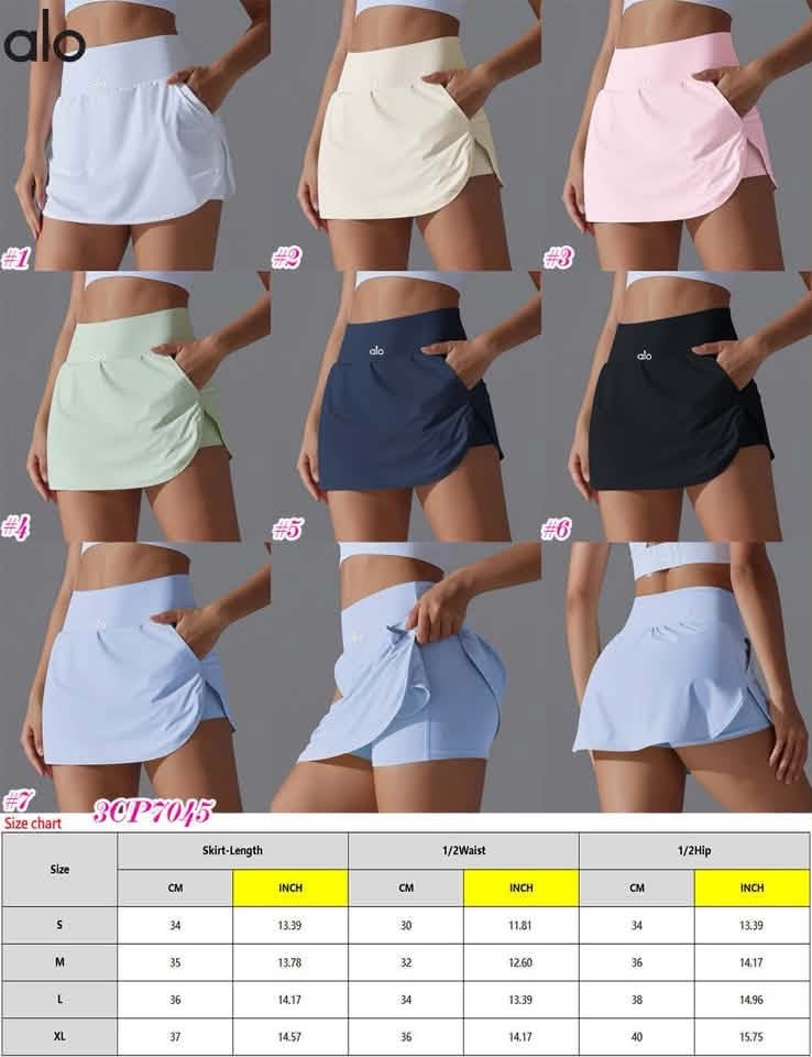 Women’s athletic skort ETA SEPT