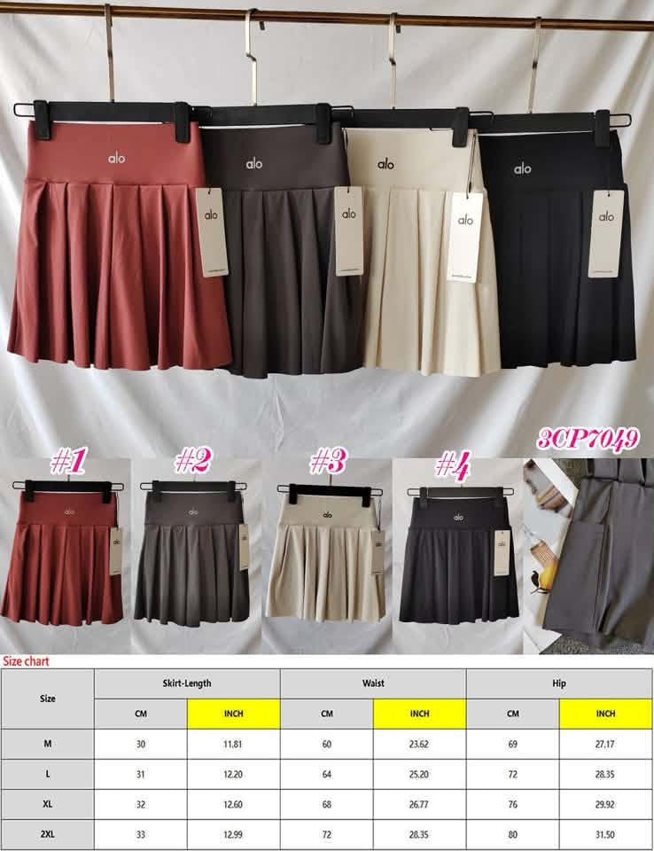 Women’s pleated skort eta sept
