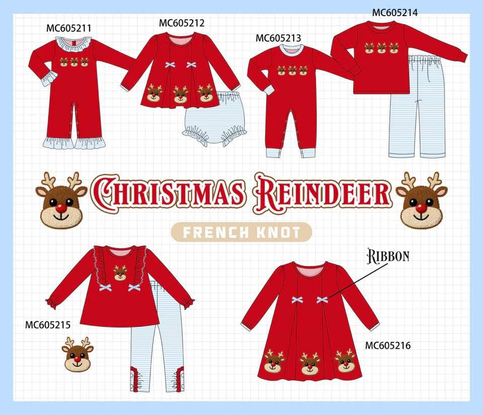 Christmas reindeer eta Nov