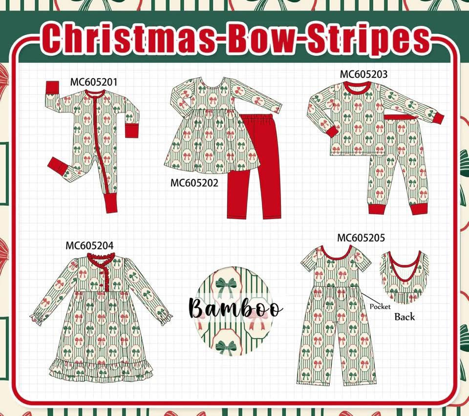 Bow and stripes bamboo eta nov