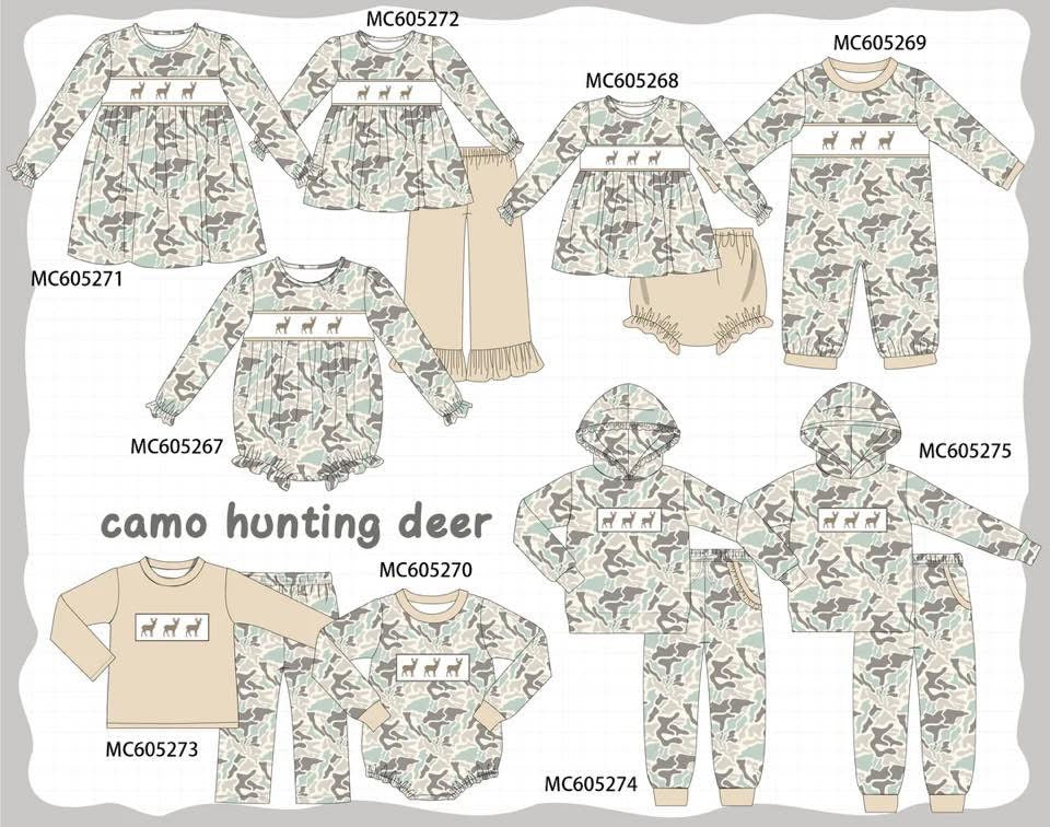 Camo hunting deer eta Nov