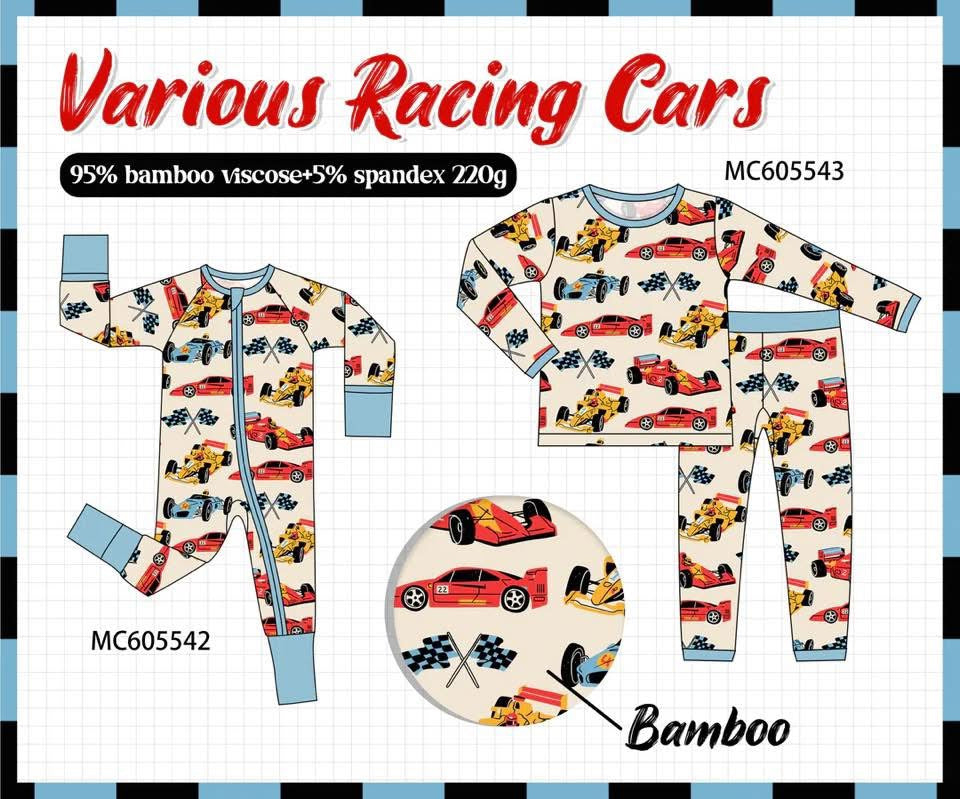 Racing cars bamboo eta nov