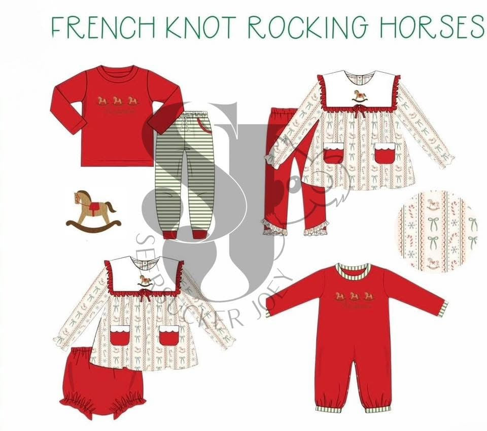French Knot Rocking Horse ETA NOV