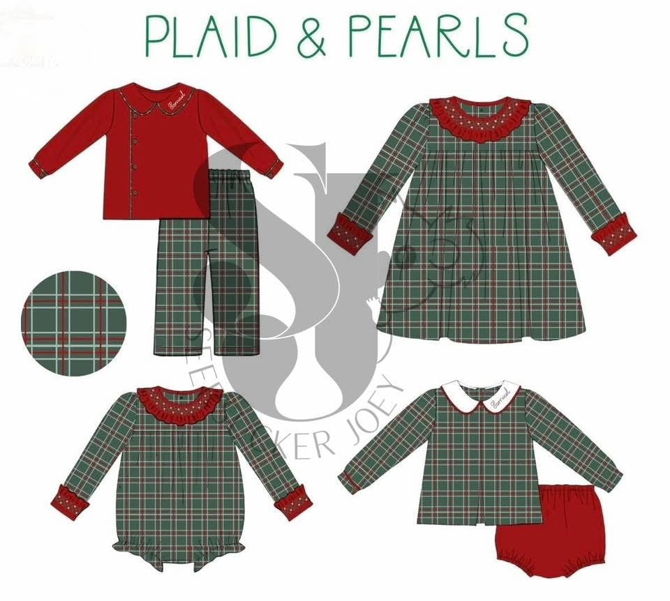 Plaid and pearls eta nov