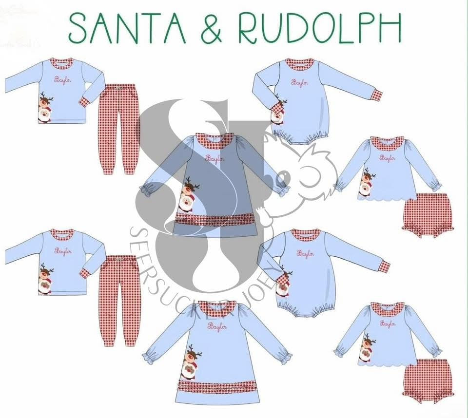 Santa and Rudolph eta nov