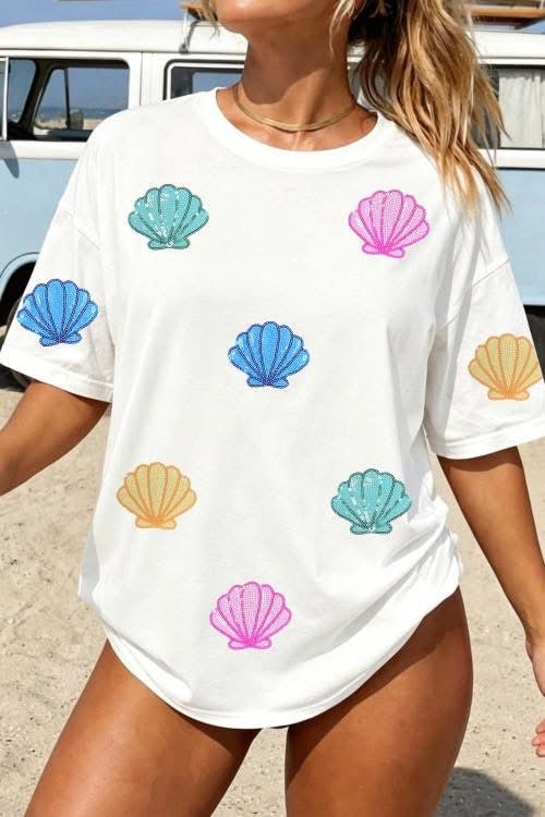 Sequin shell top eta august