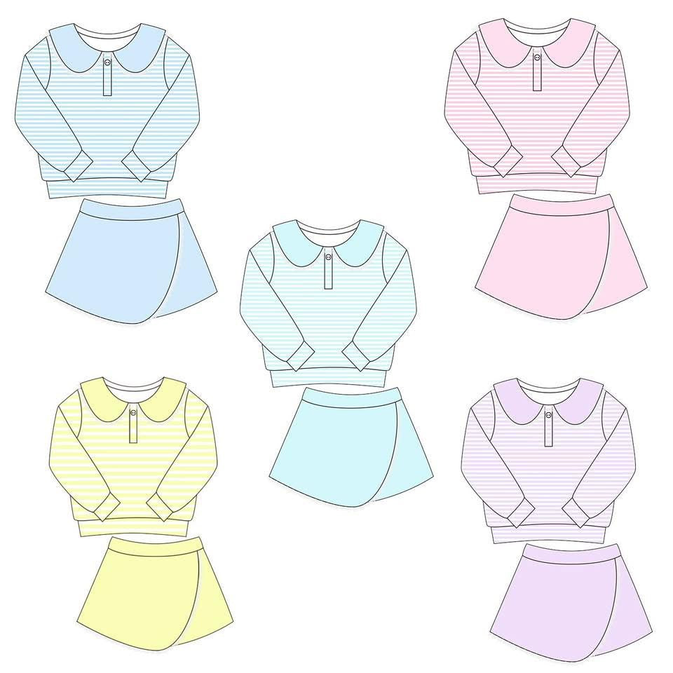Winter PO skort sets eta early Dec