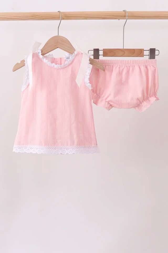 Pink and lace