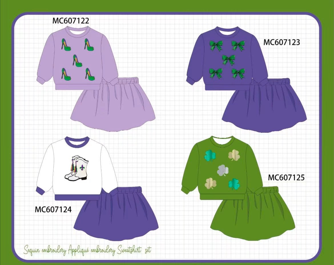 Sequin Mardi sweatshirt sets eta Dec