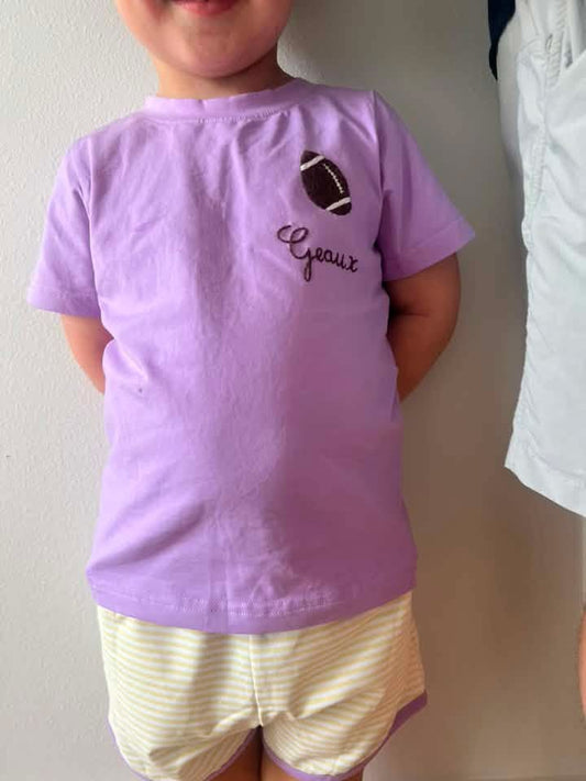 Lavender Geaux boys set