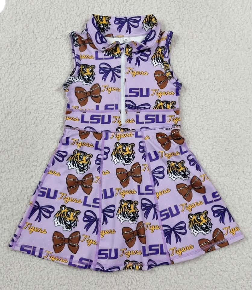 Tiger zip athletic dress