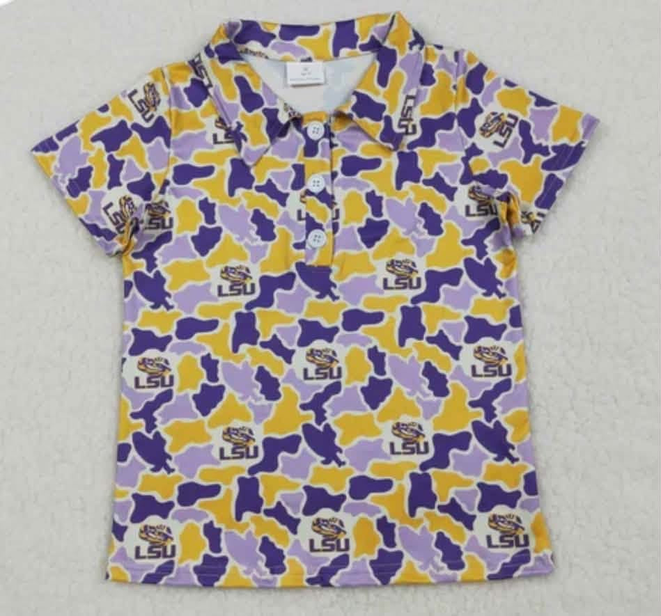 Tiger camo polo