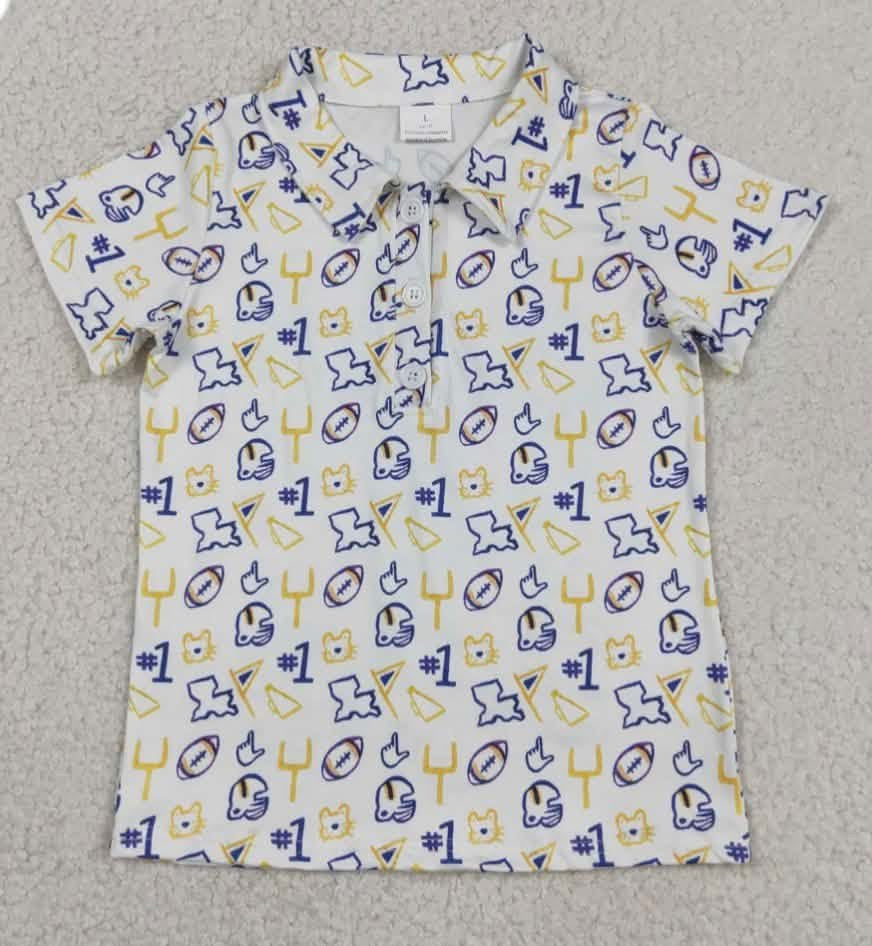 Louisiana football polo