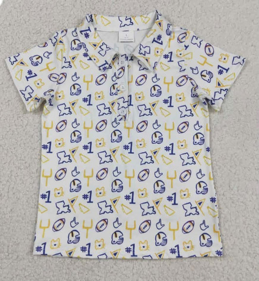 Louisiana football polo