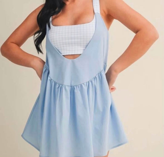 Blue dress