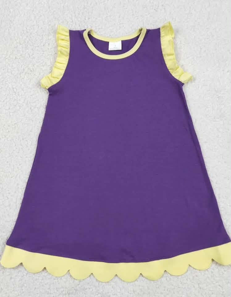 Cotton scallop dress
