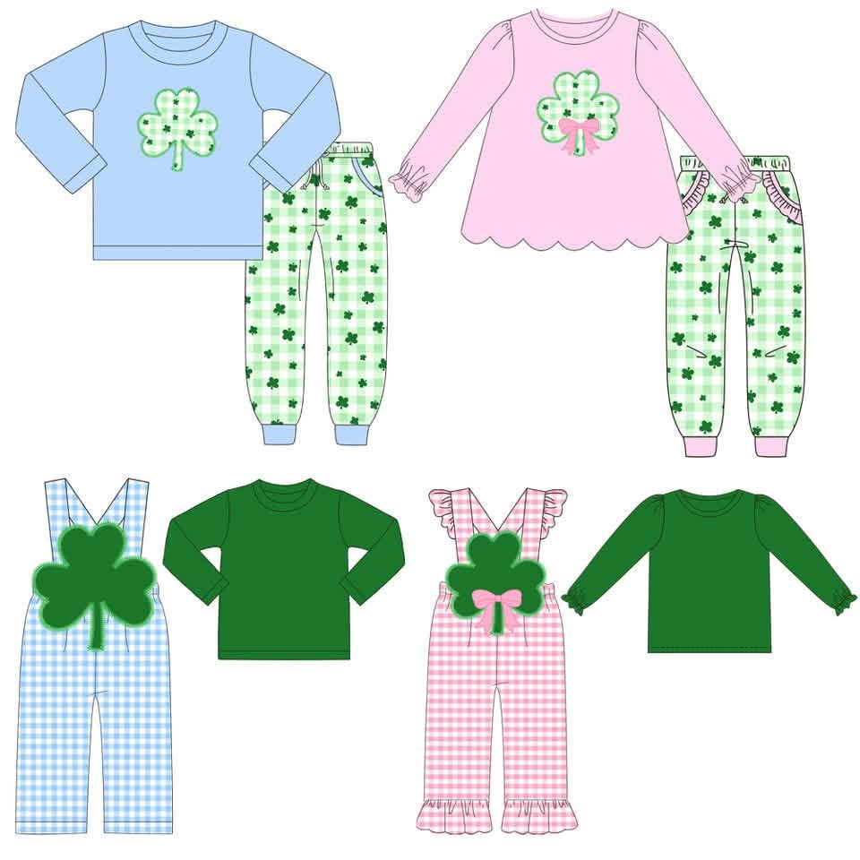 Pink and blue clovers eta Jan