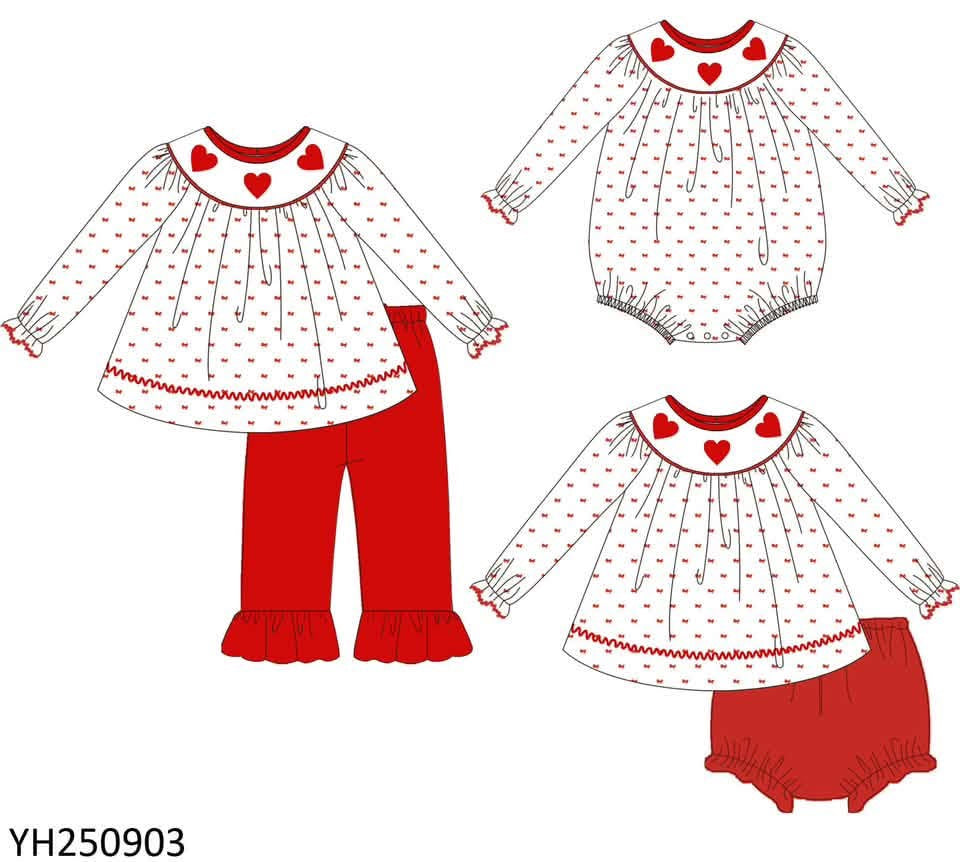 Hearts embroidery eta early Jan