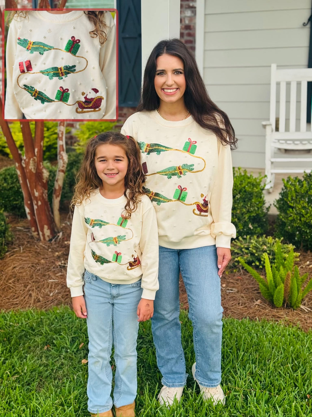 Cajun gator sequins eta Nov