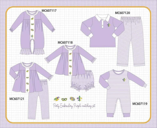 Purple Party Embroidery ETA December