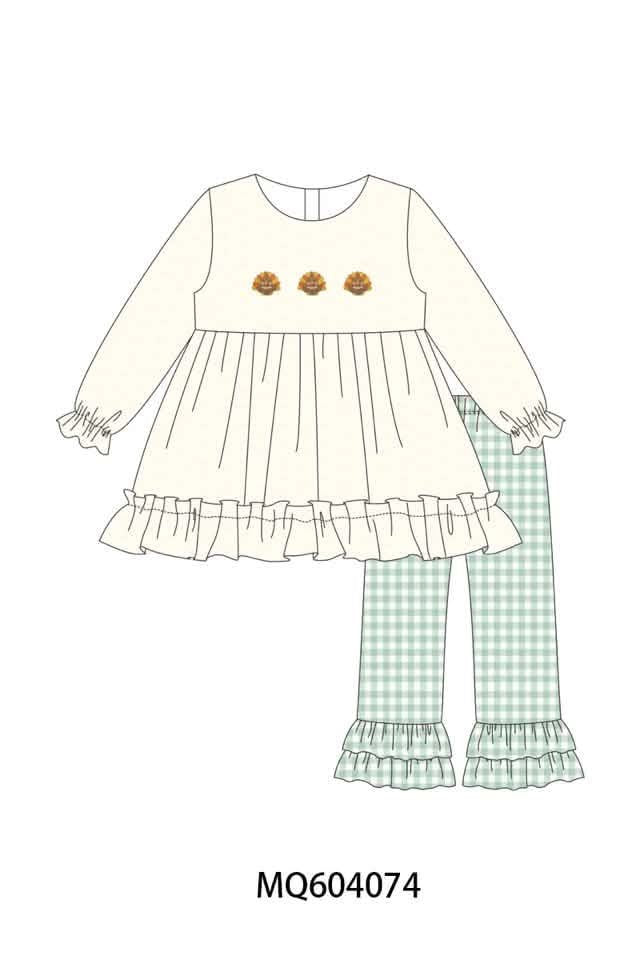 Ruffle turkey set