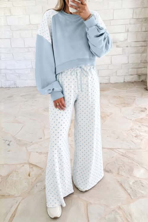 Polka Dot Pant Set ETA Oct