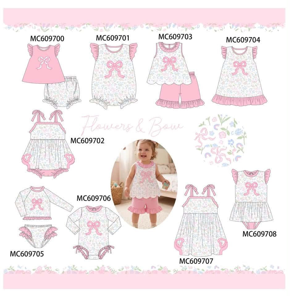 Flowers and bows eta march