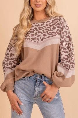 Tan cheetah top