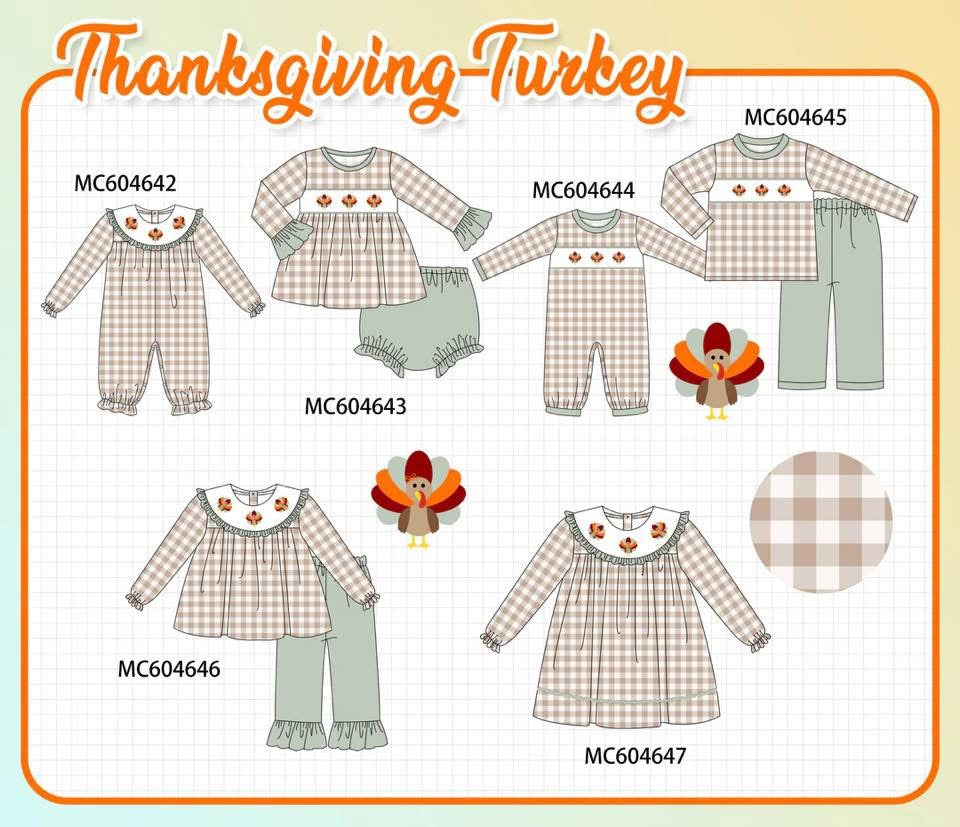 Thanksgiving turkey eta sept
