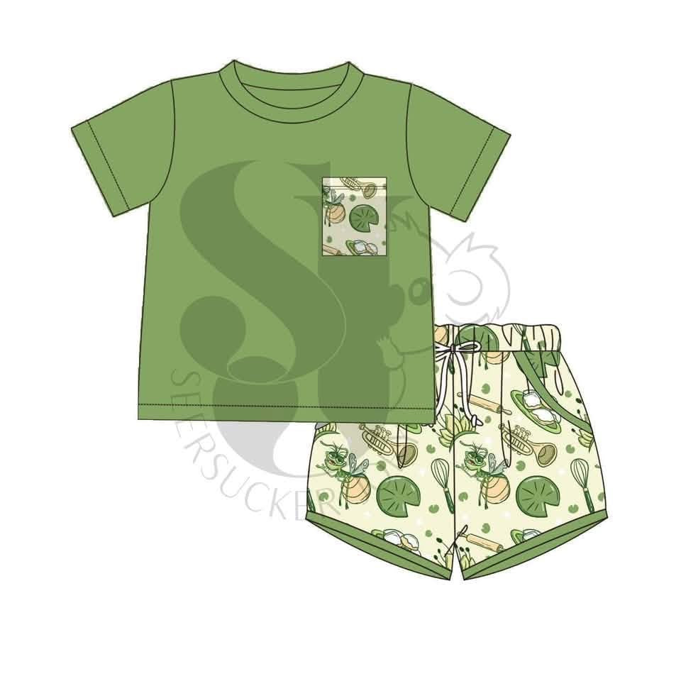Green frog eta march