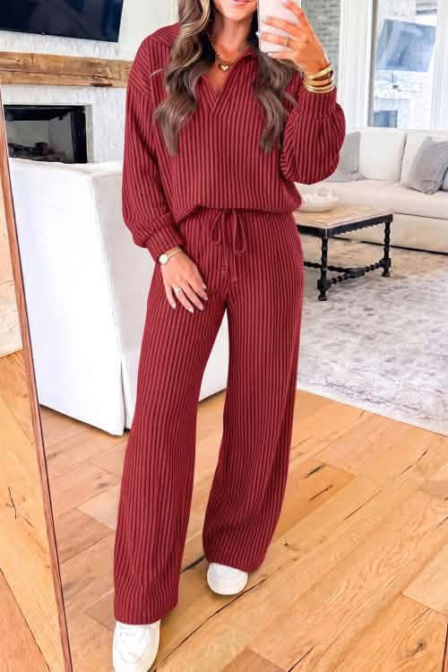Maroon pant set